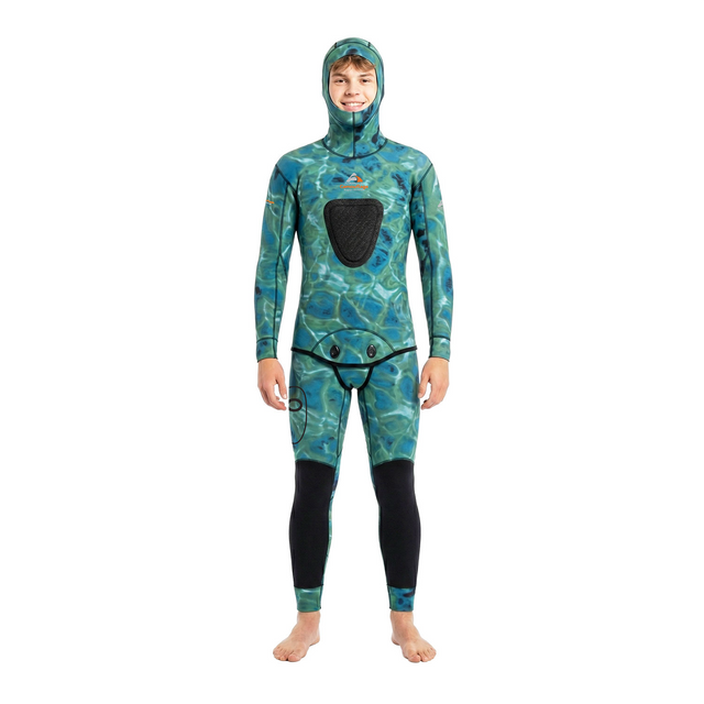Adrenalin Camo 2 Piece Stealth Spearfishing Wetsuit - front
