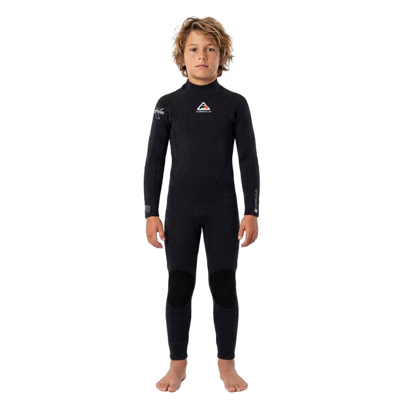 Adrenalin Radical-X 3/2mm Junior Steamer Wetsuit - Black front