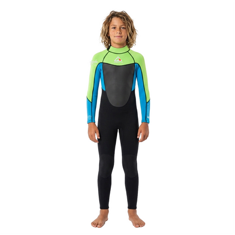 Adrenalin Radical-X 3/2mm Junior Steamer Wetsuit - Lime front