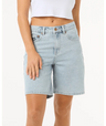 Aggie Relaxed Denim Short - Beachin Surf
