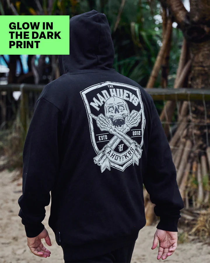 Ahoy Fkrs Shield Hooded Pullover - Beachin Surf