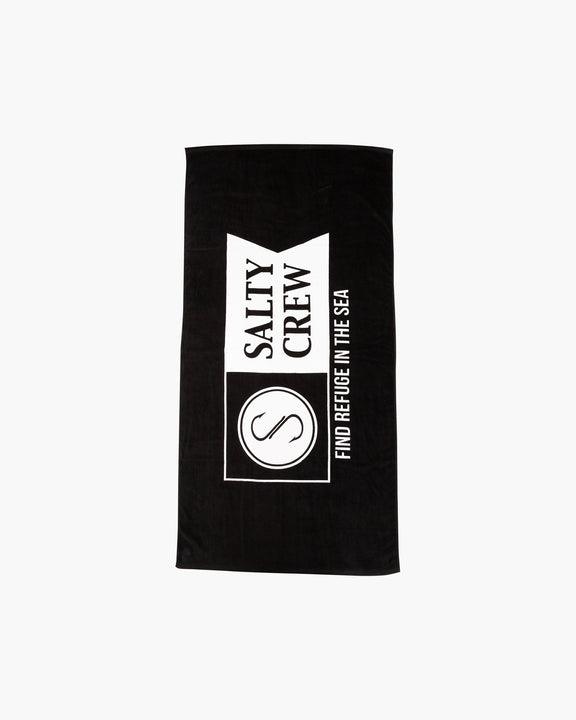 Alpha Refuge Towel - Black - Beachin Surf