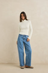 amara-roll-neck-knit-wht-0126W-KN02SW-WHT-4_1 - Beachin Surf