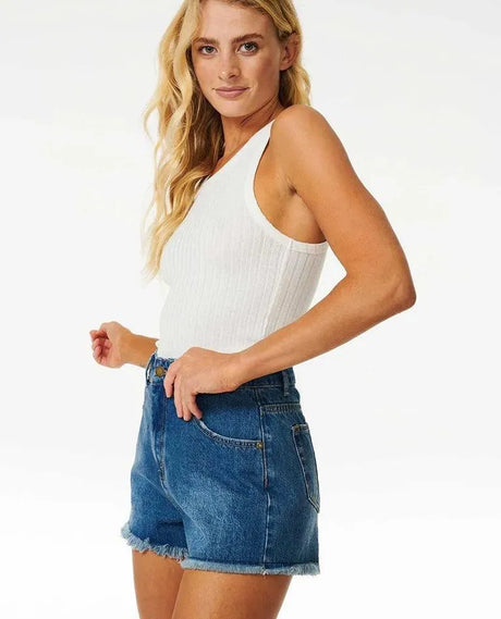 Amy High Waist Short - Beachin Surf