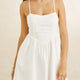 annabelle-gathered-mini-dress-wht-0726W-DR08-WHT-1_1 - Beachin Surf