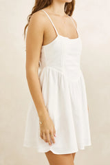 annabelle-gathered-mini-dress-wht-0726W-DR08-WHT-3_1 - Beachin Surf