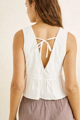annabelle-lace-trim-babydoll-top-wht-0726W-FT08-WHT-3_1 - Beachin Surf