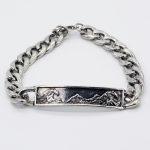 ANTIQUE CHAIN BRACELET W/ WAVES - Beachin Surf