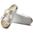 Birkenstock Arizona Soft Footbed Birko-Flor in White - Beachin Surf Toukley