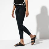 Birkenstock Arizona Birko-Flor in Black, detail view - Beachin Surf Toukley