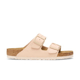 Birkenstock Arizona Birko-Flor in New Beige, side profile - Beachin Surf Toukley