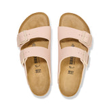 Birkenstock Arizona Birko-Flor in New Beige, top down footbed - Beachin Surf Toukley