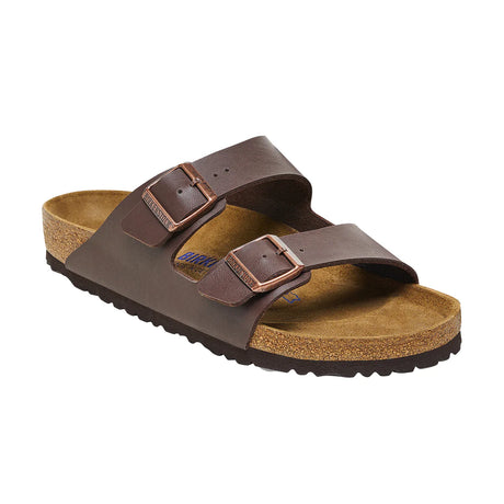 Birkenstock Arizona Soft Footbed Birko-Flor in Dark Brown - Beachin Surf Toukley