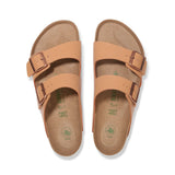 Birkenstock Arizona Vegan Birkibuc in Pecan, top down footbed - Beachin Surf Toukley