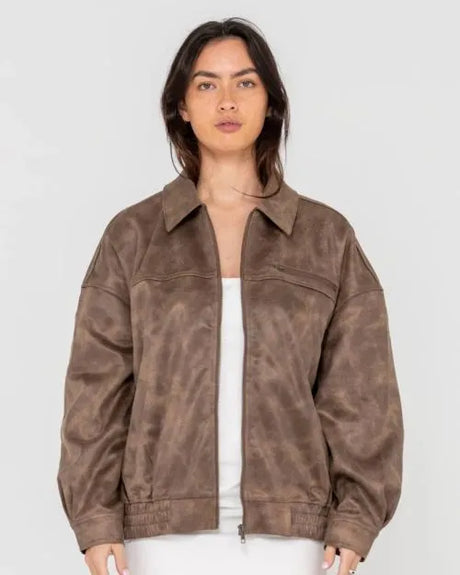 Back Street Faux Leather Jacket - Beachin Surf