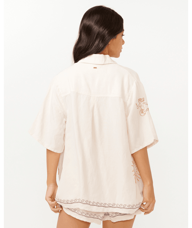 BEACH PARTY EMBROIDERED SHIRT - Beachin Surf