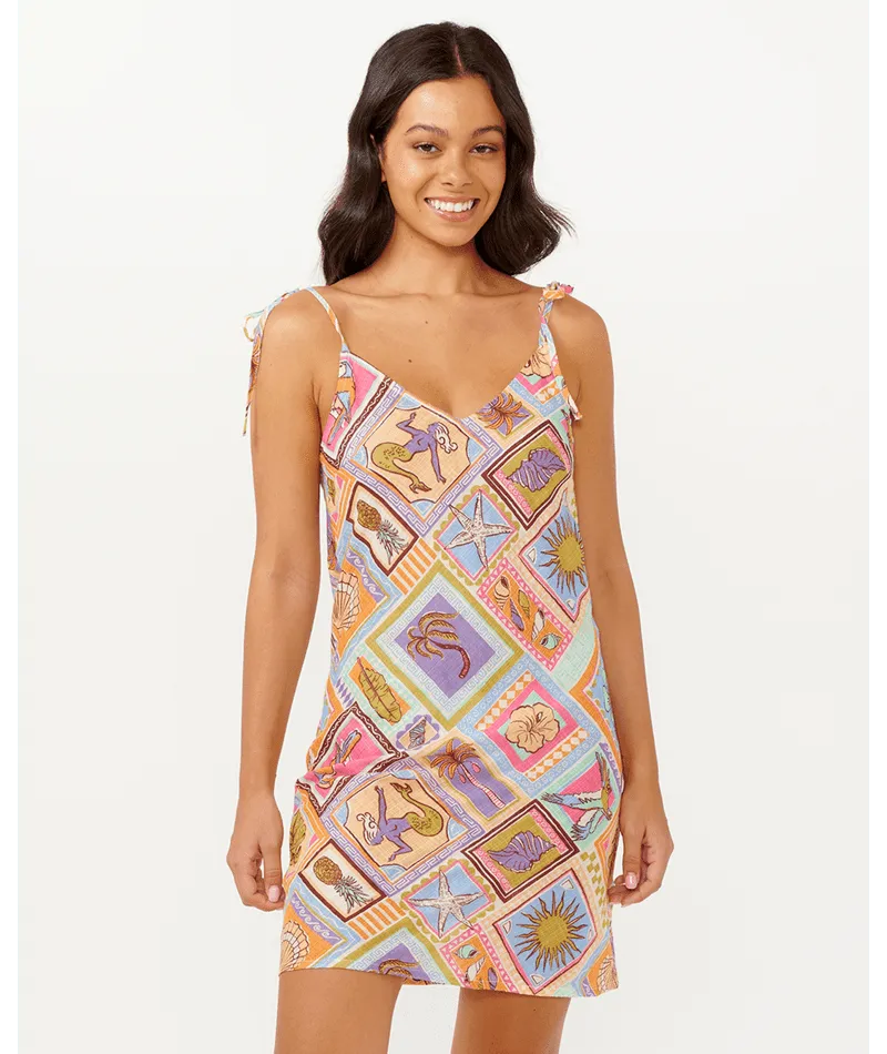 Beach Party Mini Tie Dress - Beachin Surf