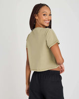 Beachcomber Crop Crew Tee - Beachin Surf
