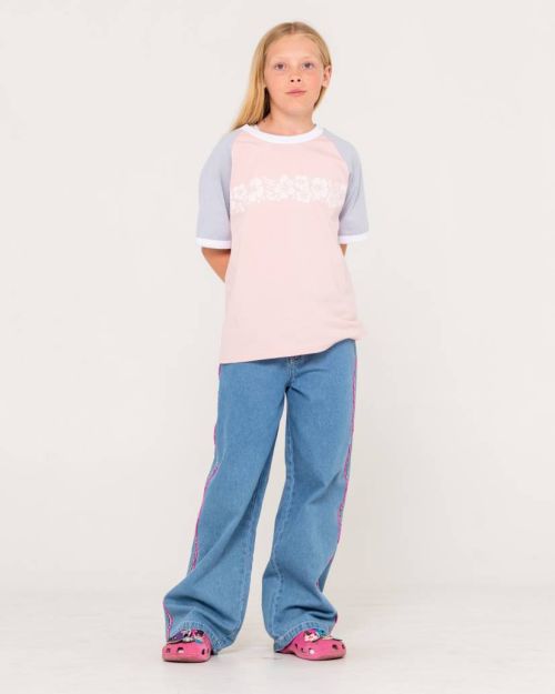 Beau Colourz Oversized Tee Girls - Beachin Surf