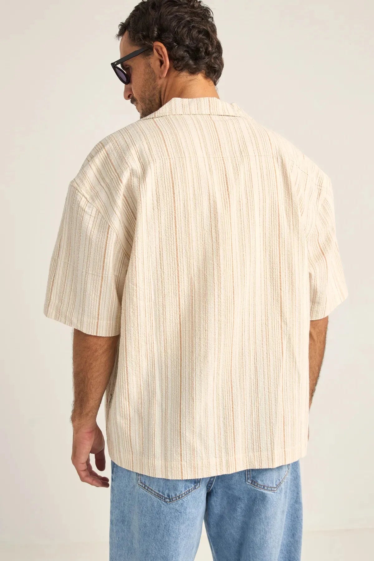 Benny Relaxed Stripe Ss Shirt - Beachin Surf