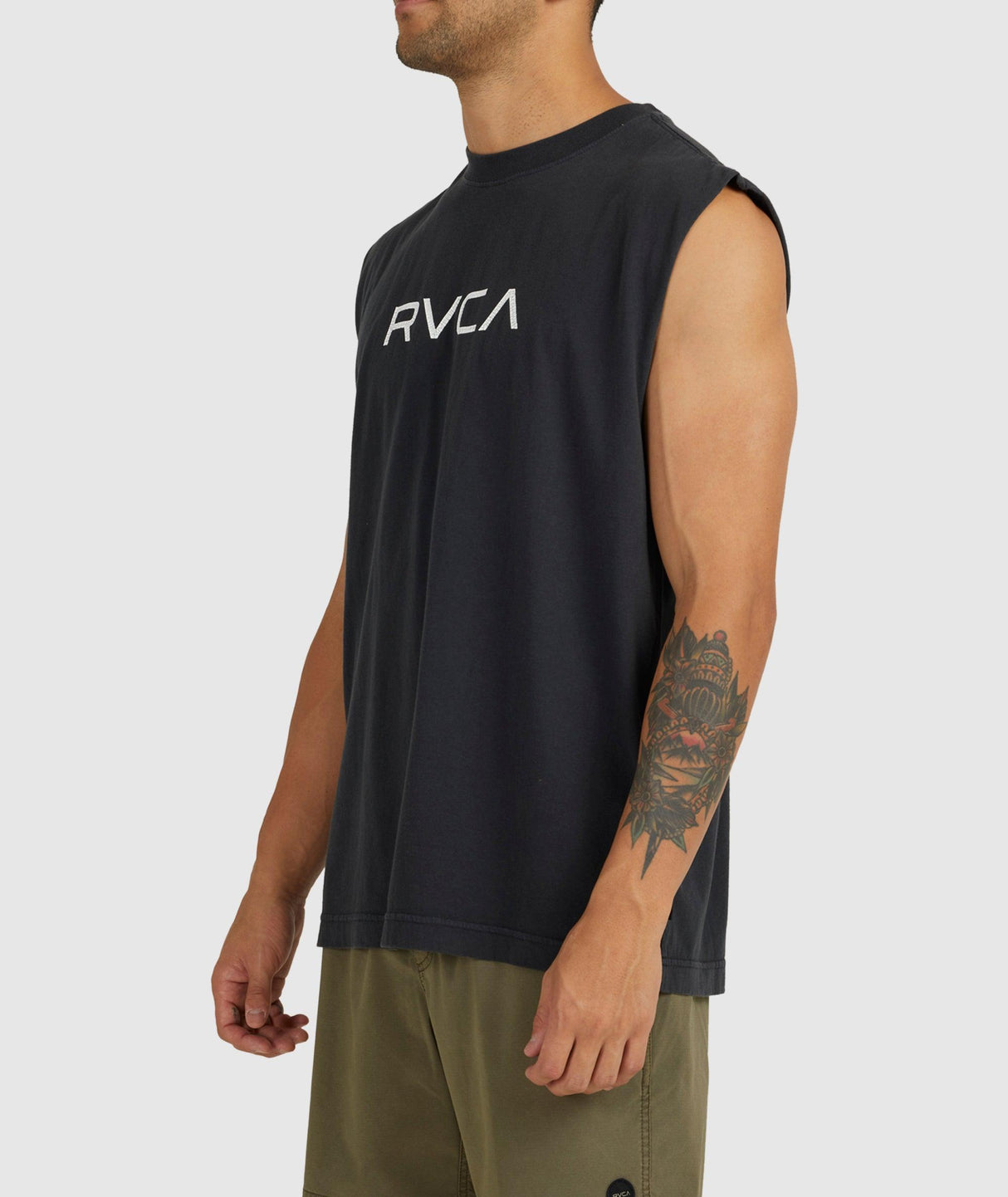 Big Rvca Washed - Muscle T-Shirt For Men - Beachin Surf