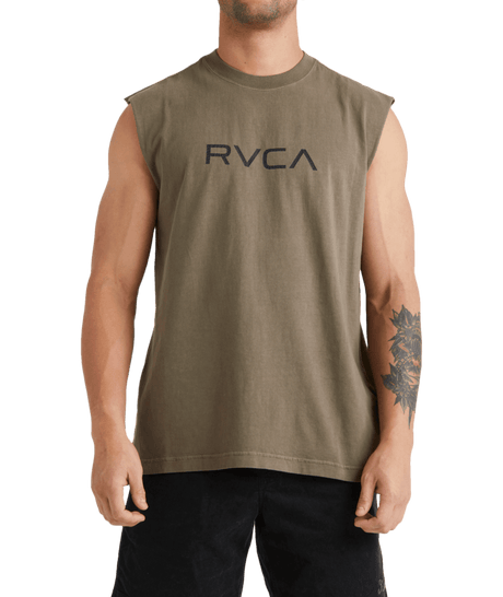 Big Rvca Washed - Muscle T-Shirt For Men - Beachin Surf