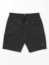 Big Youth So Meshed Up Elastic Waist Shorts - Black - Beachin Surf