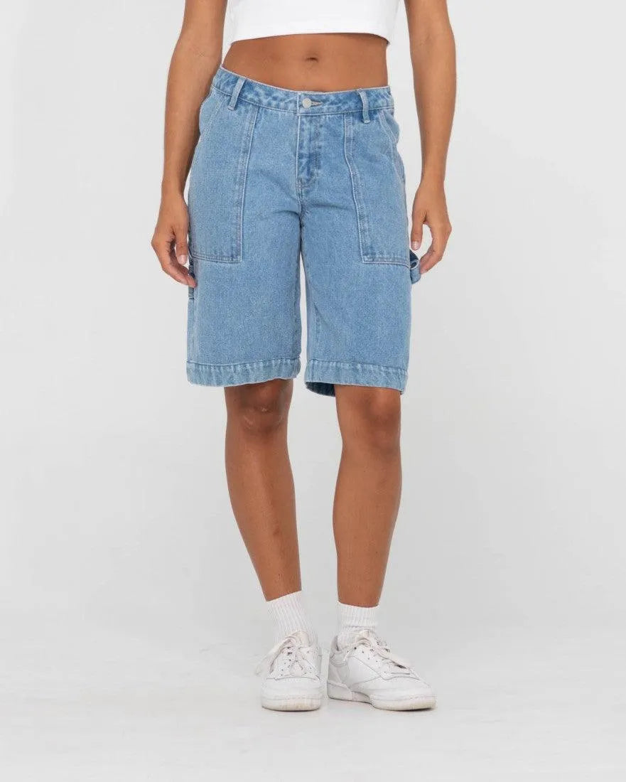 Billie Low Rise Carpenter Jort - Beachin Surf