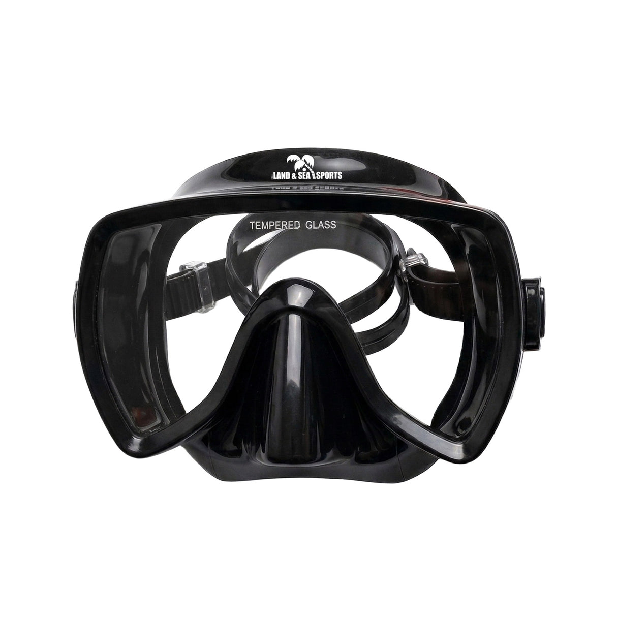 Land & Sea Sports Black Tuna Frameless Set - Mask