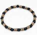 Blk Matt & Copper Plated Mens Bracelet - Beachin Surf