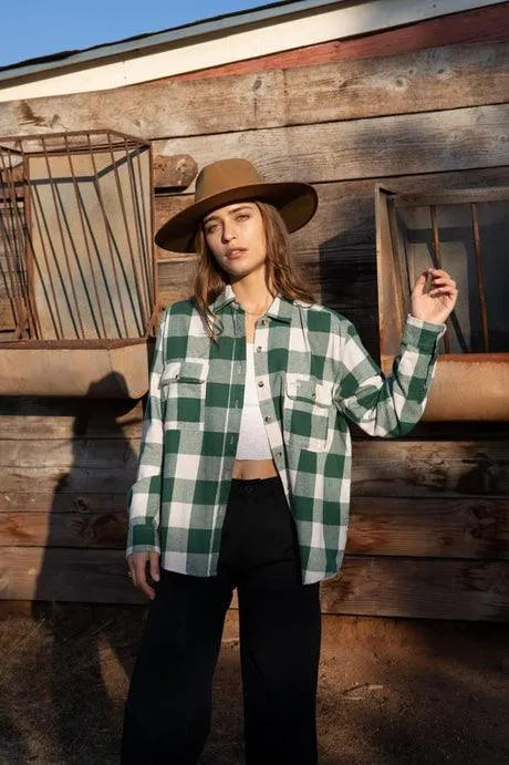 Bowery Bf L/S Flannel - Beachin Surf