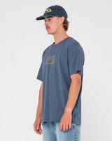 Boxed Out Centre Front Short Sleeve Tee - Beachin Surf