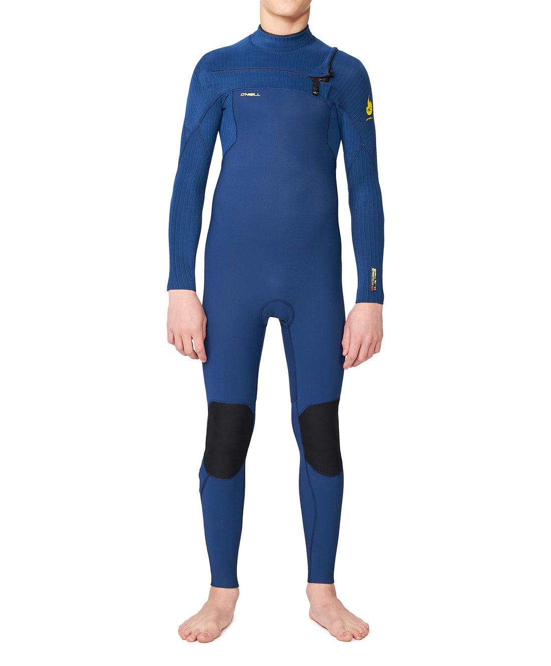 Boy's HyperFire 3/2mm Steamer Chest Zip Wetsuit - Beachin Surf