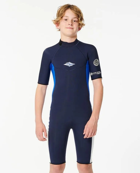 Boys 2Mm Dawn Patrol Short Sleeve Spring Suit - Beachin Surf