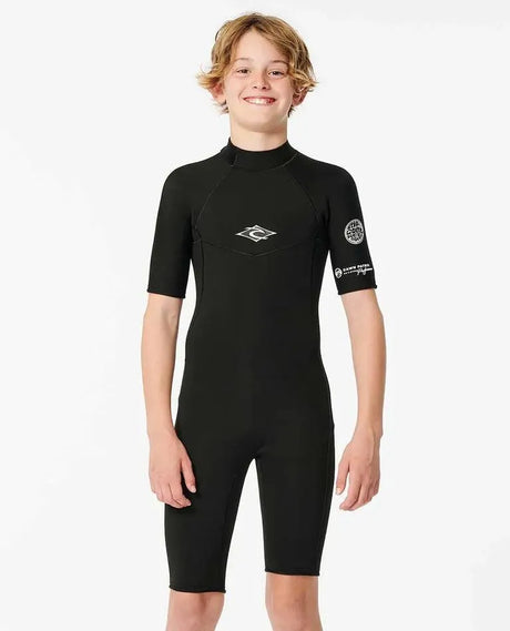 Boys 2Mm Dawn Patrol Short Sleeve Spring Suit - Beachin Surf