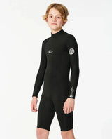 Boys Dawn Patrol Long Sleeve 2Mm Back Zip Short Leg Wetsuit - Beachin Surf