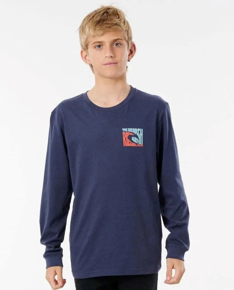 Boys Icon Cutout Long Sleeve Tee - Beachin Surf