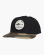 Bruce 6 Panel - Black/Camo - Beachin Surf