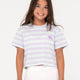 Camila Stripe Tee Girls - Beachin Surf