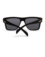 Liive Casino Polarised Matt Black sunglasses side temple view - Beachin Surf