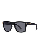 Liive Casino Polarised Matt Black sunglasses angle view - Beachin Surf