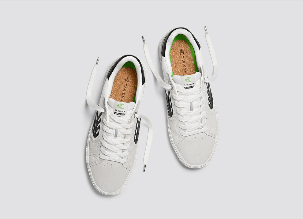 Catiba 2.0 - Smoke White Suede and Black
