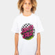 Check Delta Dot Front Santa Cruz Boys S/S T-Shirt - Beachin Surf
