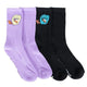Chisel Mini Hand Santa Cruz Men'S Crew Socks (2 Pack) - Beachin Surf