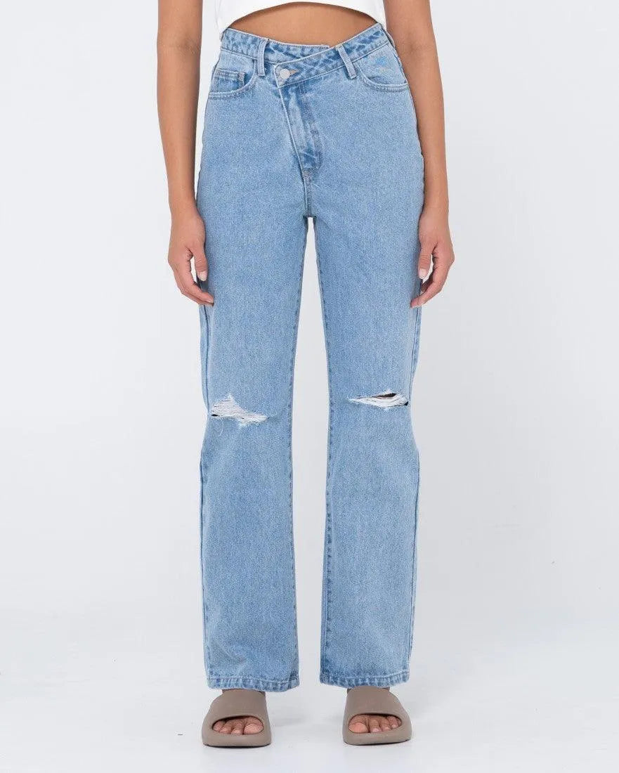 Chloe High Wide Straight Leg - Beachin Surf