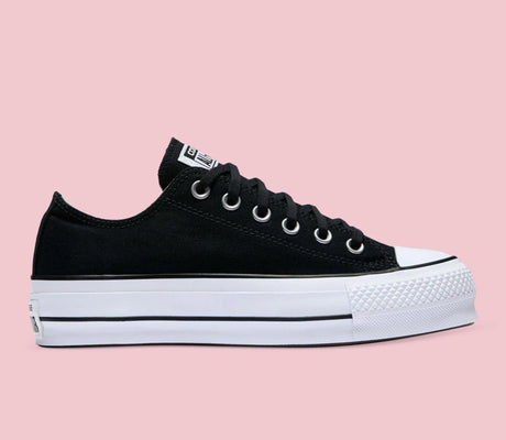 Chuck Taylor Lift Canvas Low Black - Beachin Surf