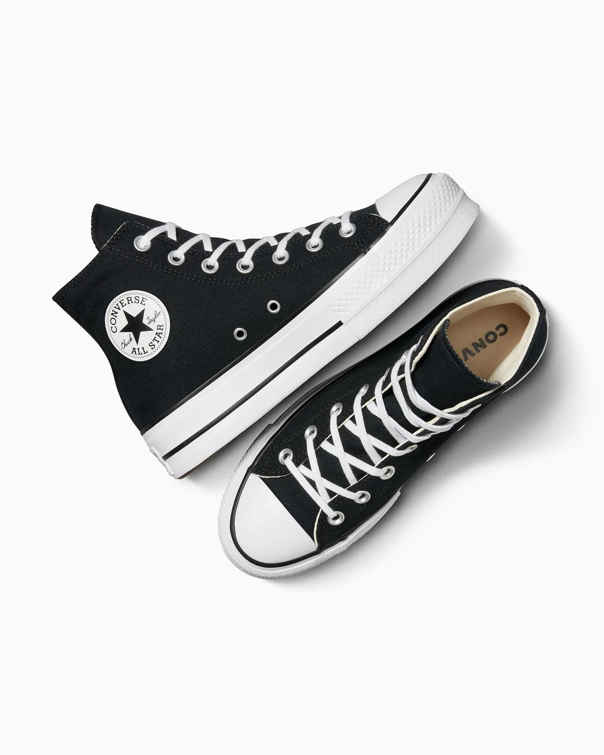 Chuck Taylor Lift Hi - Black - Beachin Surf