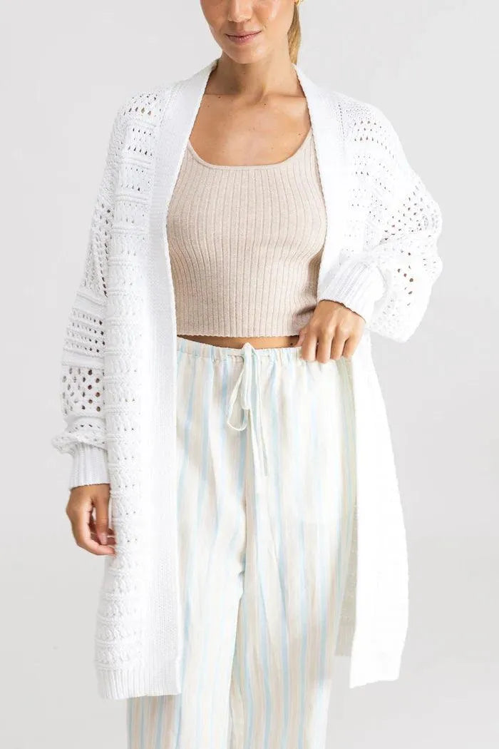 Chunky Knit Cardigan - Beachin Surf