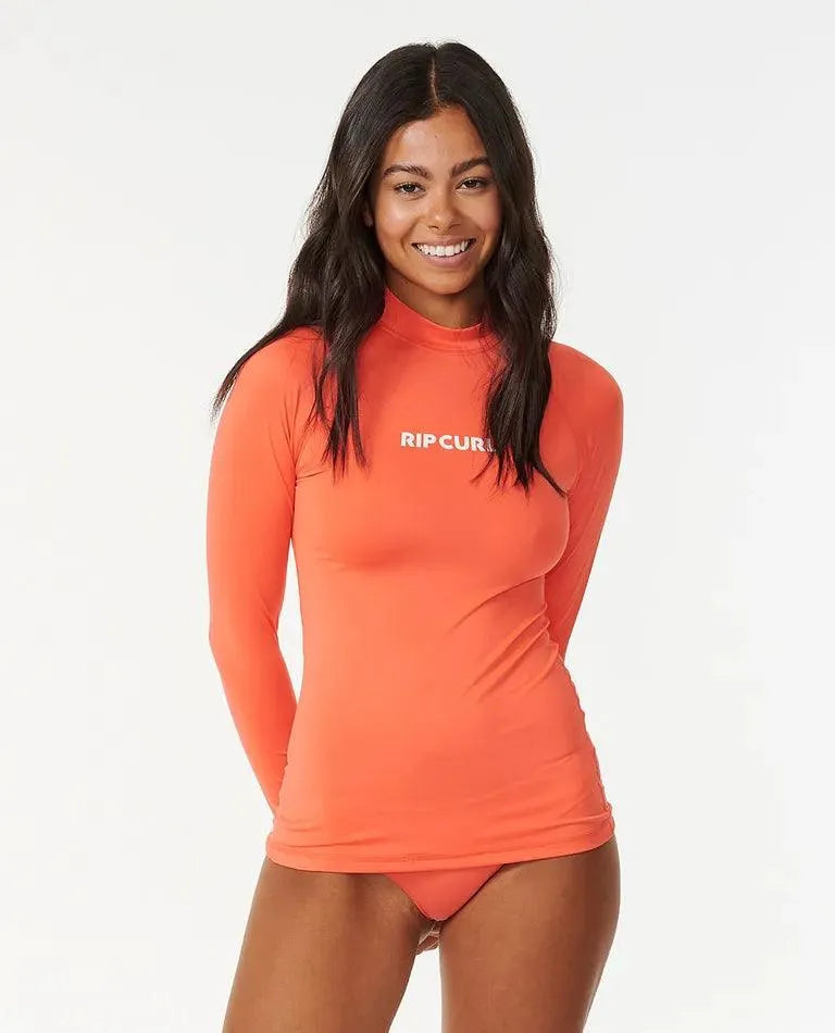 Classic Surf Long Sleeve Uv Rash Vest - Beachin Surf