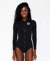 Classic Surf Long Sleeve Zip Through Rashguard - Beachin Surf